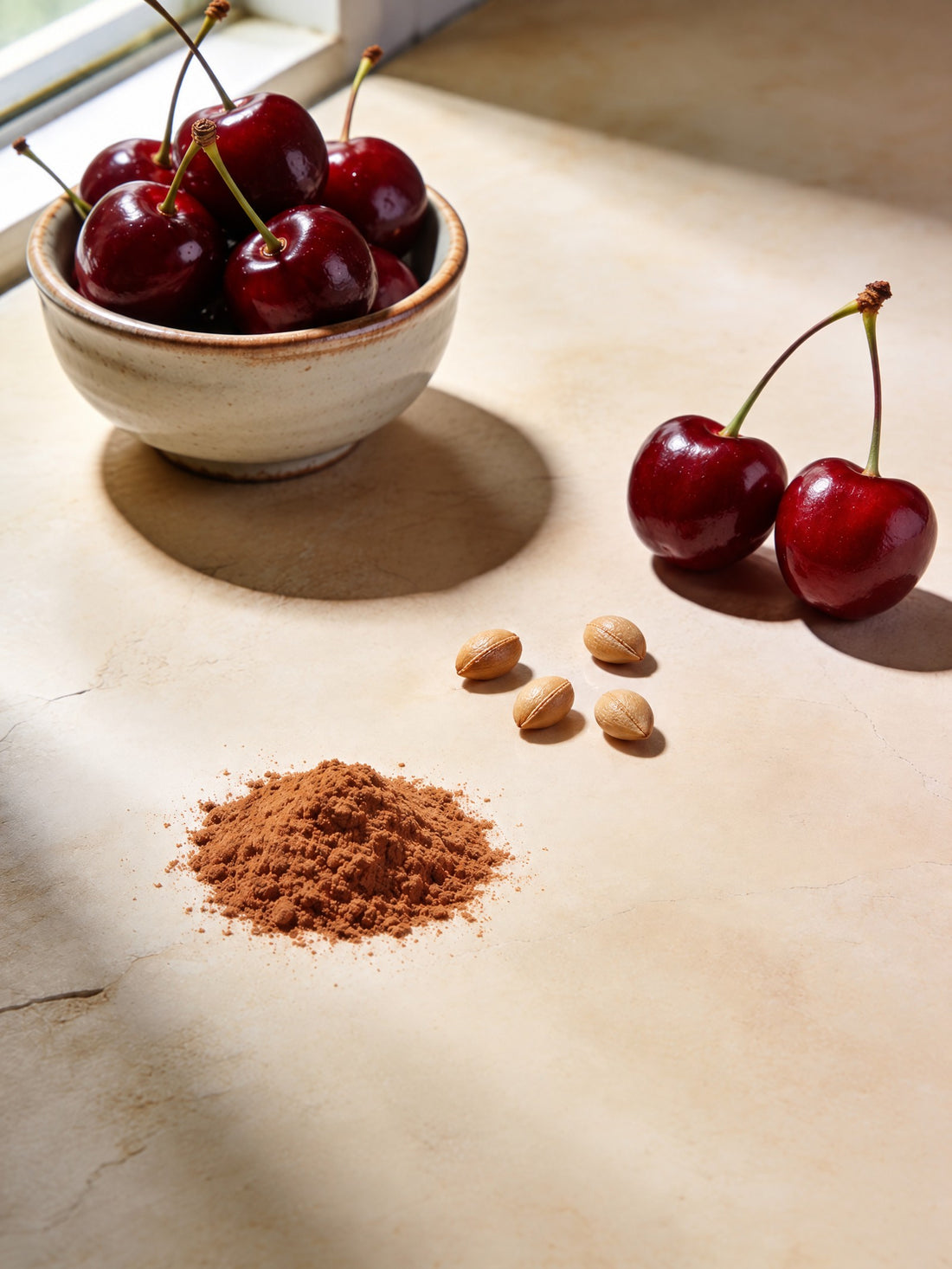 Sour cherry shell