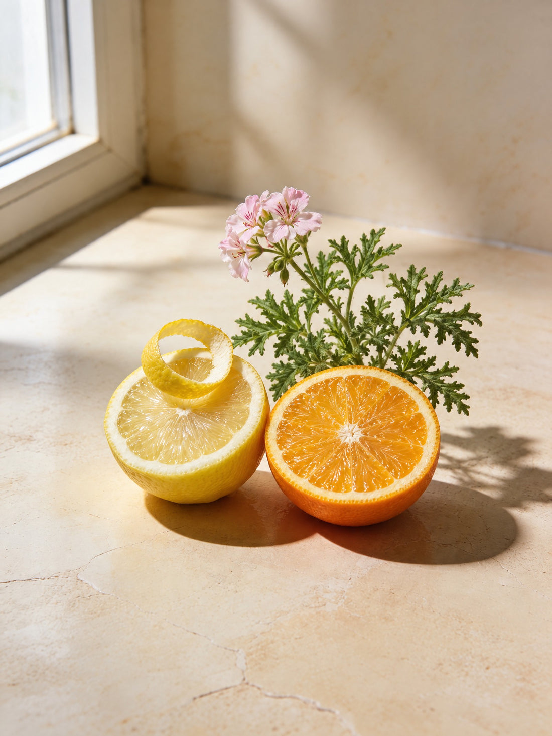 Citrus and geranium